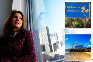 Significant decline in LA tourism while almost all other California spots experienced increases.