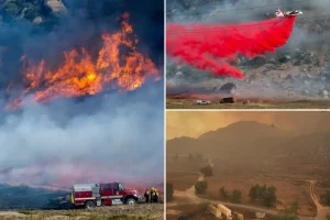 Southern California Springs Fire rapidly increasing due to windy conditions