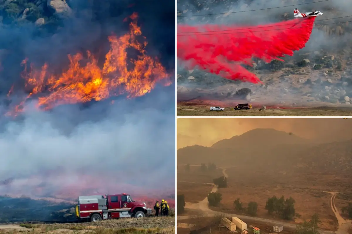 Southern California Springs Fire rapidly increasing due to windy conditions