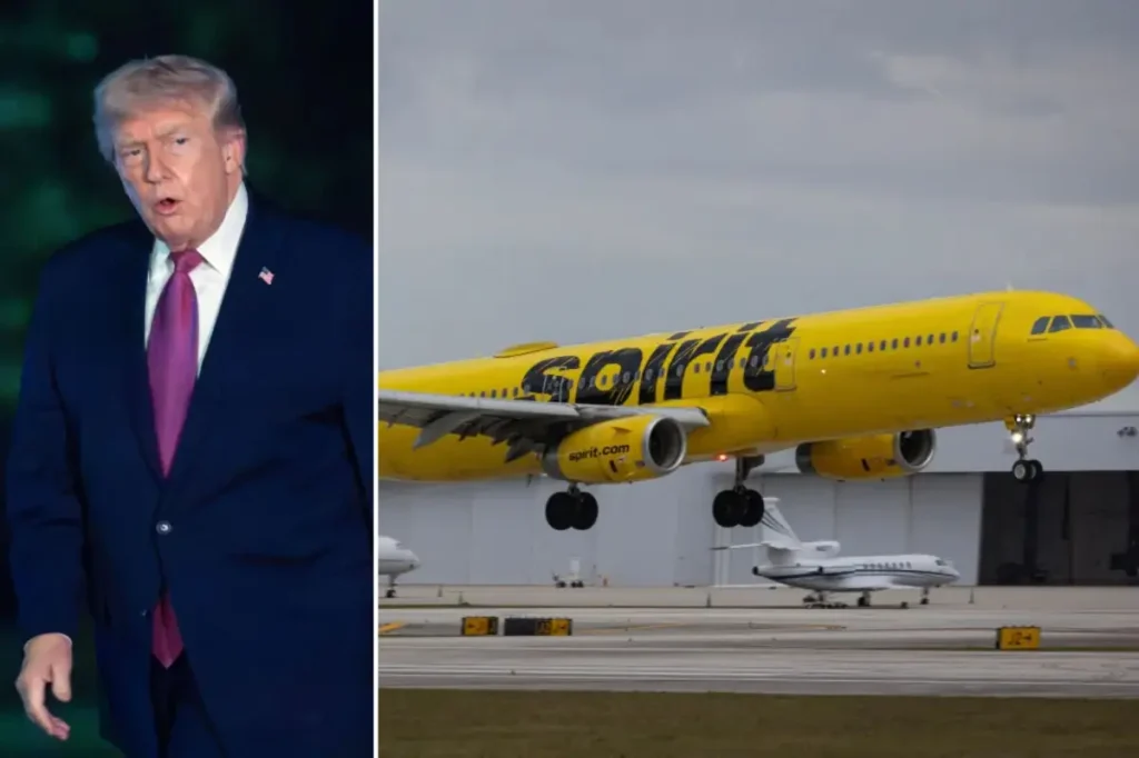 Spirit Airlines may transport troops and military supplies if the Trump administration controls the struggling airline, according to a report.