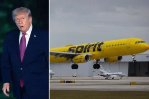 Spirit Airlines may transport troops and military supplies if the Trump administration controls the struggling airline, according to a report.