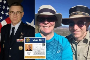 Spouse of missing Air Force general claims he intended to disappear.