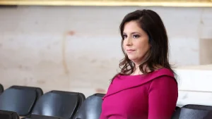 Stefanik dismisses the assertion that Trump's comments on Iran were a call for genocide.