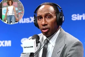 Stephen A. Smith argues with a former ESPN coworker about why men don't speak up about trans athletes in sports