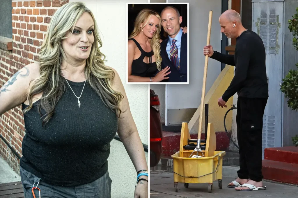 Stormy Daniels appears noticeably different in recent photos as former attorney Michael Avenatti transitions to a halfway house.