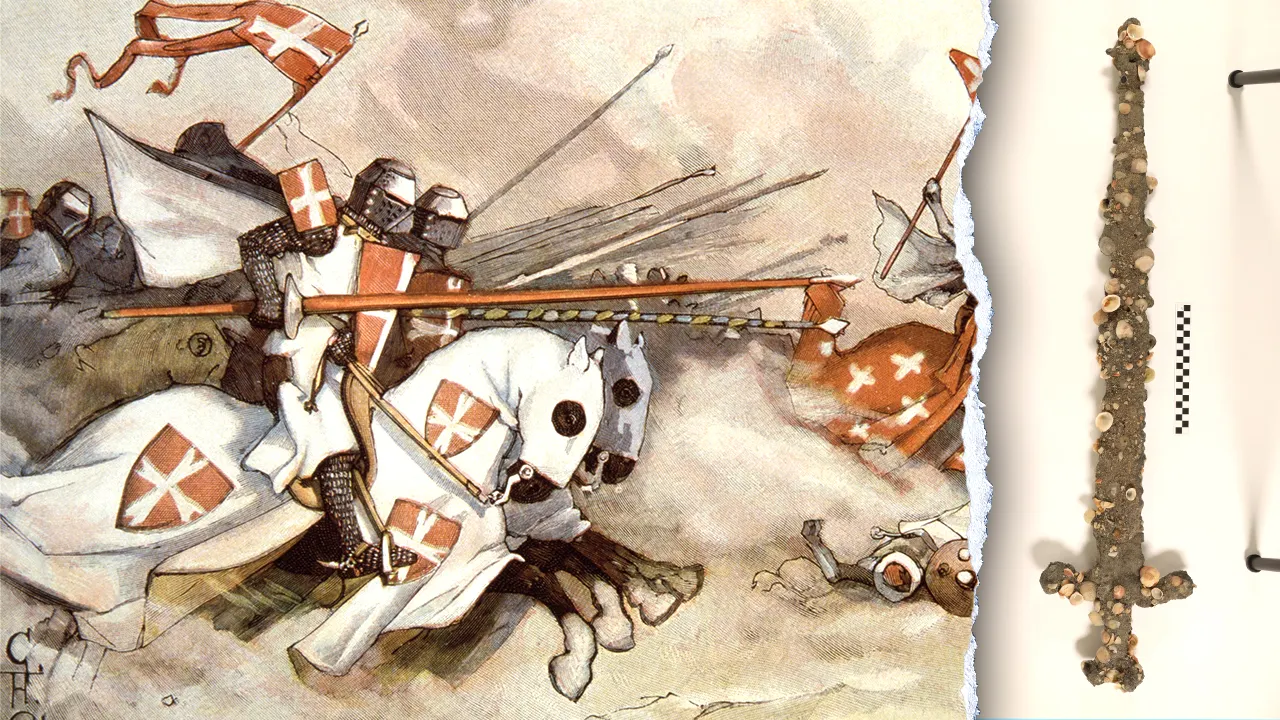 Student discovers a 12th-century Crusader sword near Israel's coast