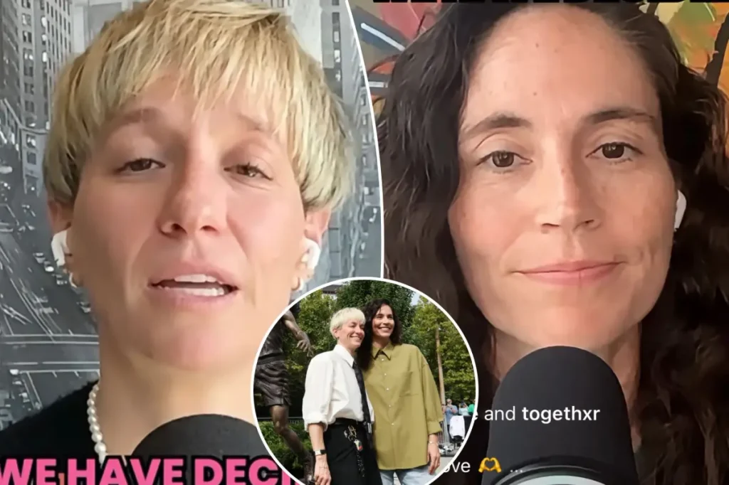 Sue Bird and Megan Rapinoe openly discuss their split and shared podcast.
