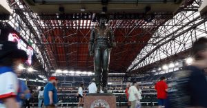 Texas Rangers Face Criticism for Placing 'One Riot, One Ranger' Statue in Stadium