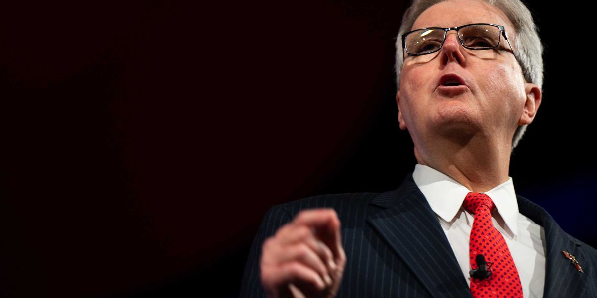 Texas lieutenant governor raises concerns about GOP's prospects in upcoming midterm elections.