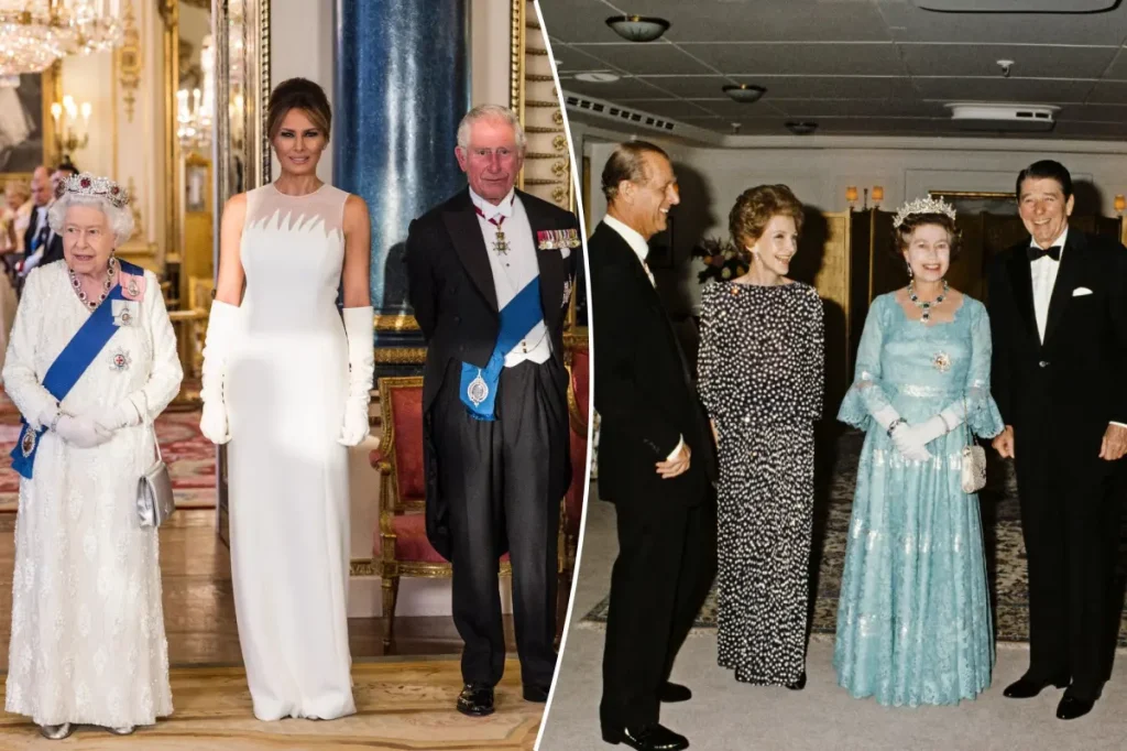 The Queen mocked Melania Trump and Nancy Reagan in private, according to a book.