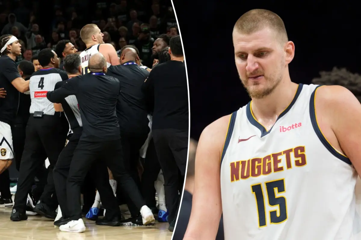 The contentious play that infuriated Nikola Jokic during the Nuggets-Timberwolves altercation