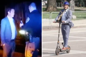 The shocking double standards of a scooter-using California Representative revealed.