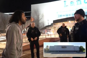 Three people detained, including a well-known YouTuber, for yelling 'he has a gun!' in a Canadian cinema to create social media content.