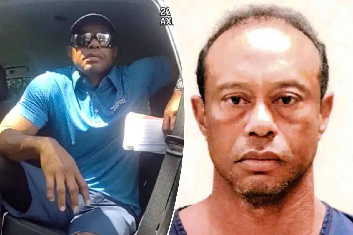Tiger Woods' serious second mugshot shown following DUI arrest