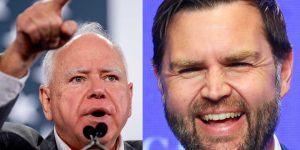 Tim Walz starts a new super PAC by imitating JD Vance.