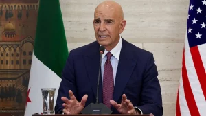 Tom Barrack, the US Ambassador, stands by his comments regarding Israel, Hezbollah, and F-35 sales to Turkey.