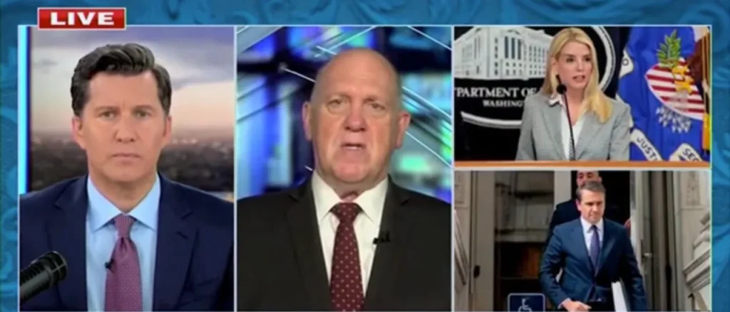 Tom Homan Shares Insights on DOJ's Future Following Bondi's Departure