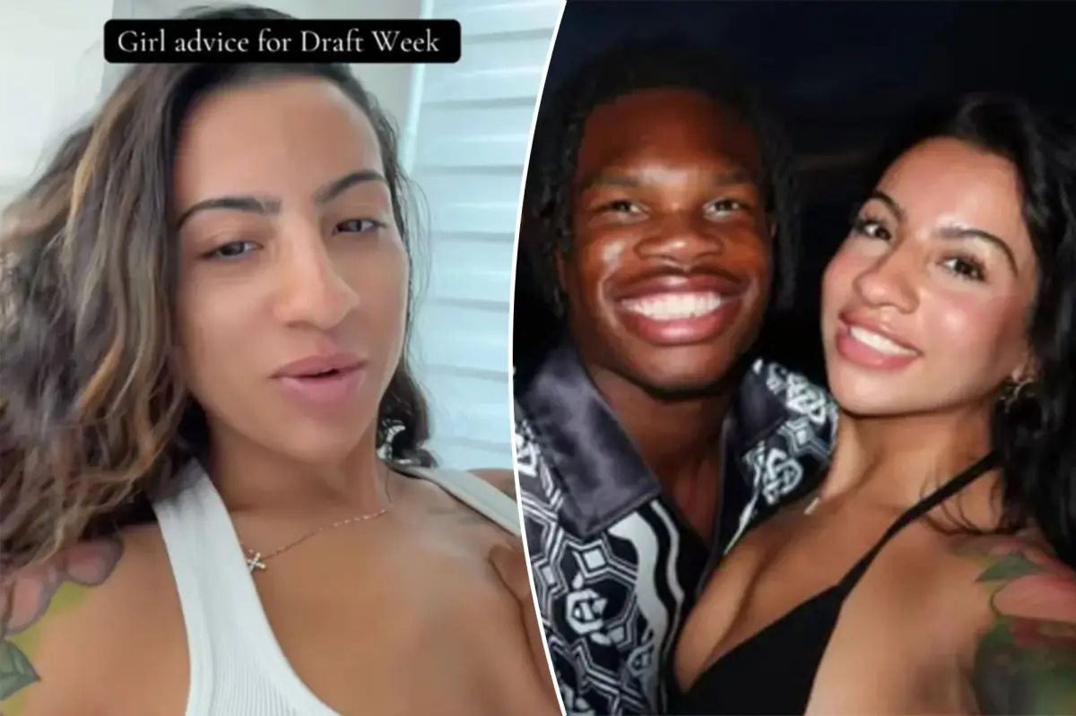 Travis Hunter's wife offers unsettling tips for NFL draft partners