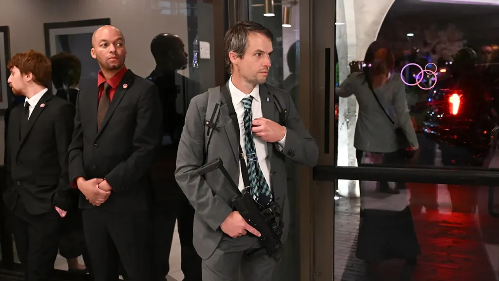 Trump acknowledges he delayed the Secret Service's evacuation following the dinner shooting.