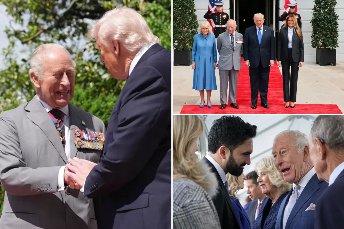 Trump and Melania praise the royal couple following an unremarkable meeting with Mamdani.