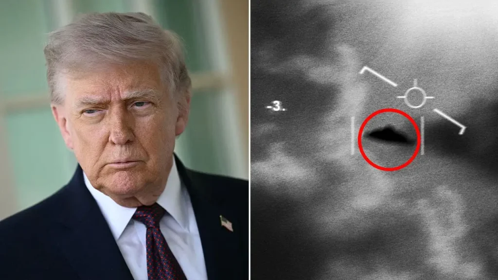Trump announces that Pentagon UFO document releases will happen quickly.