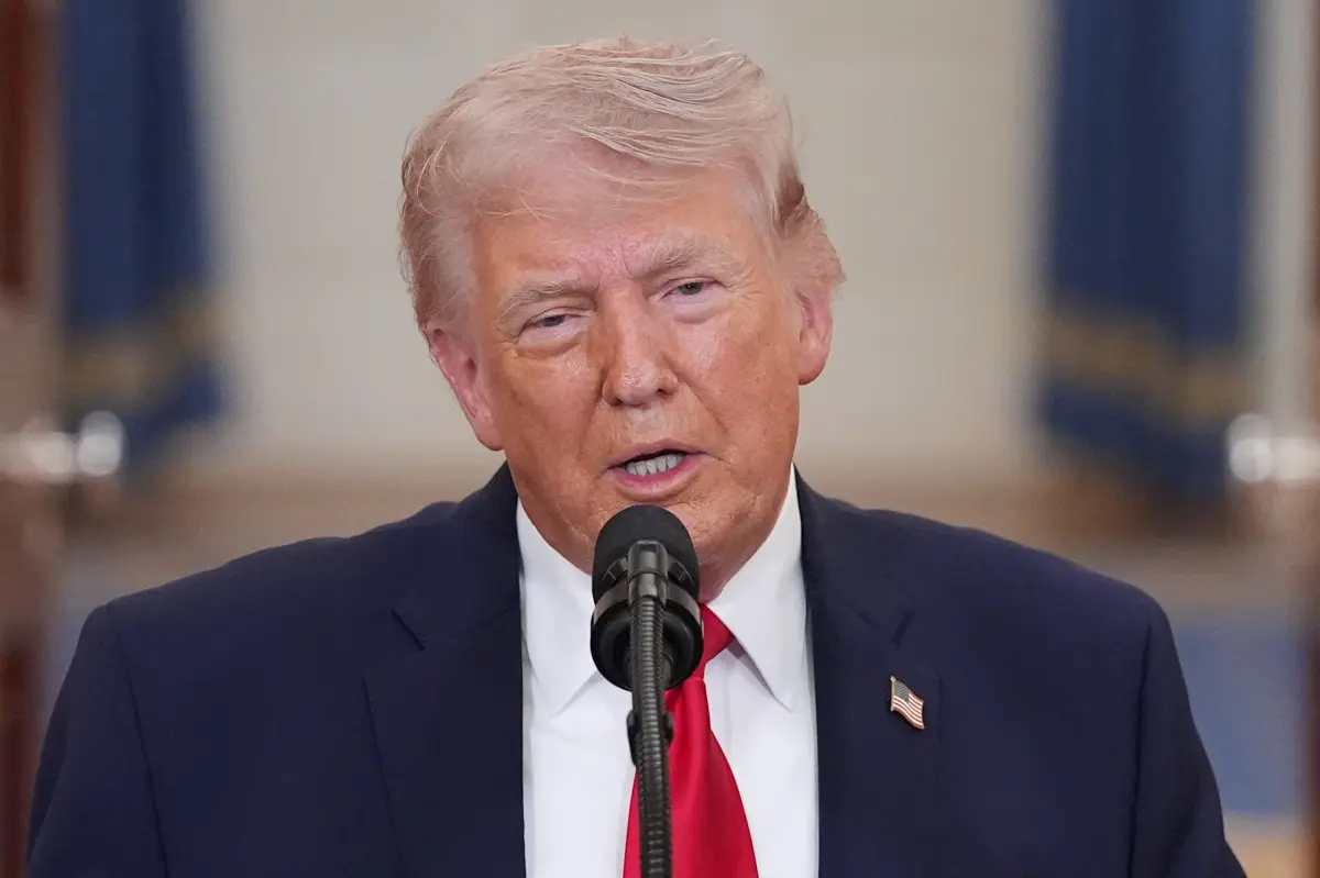 Trump argues to the country about Iran, stating that removing the threat is an 'investment in the future of your children and grandchildren.'
