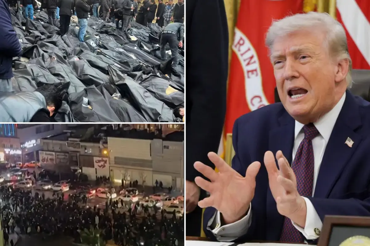 Trump discloses US efforts to send weapons to Iranian protesters, says regime killed 45,000.