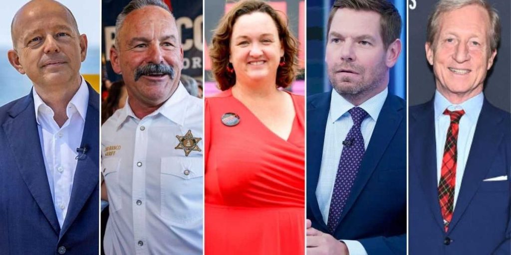 Trump fully supports the candidate to succeed Gavin Newsom.