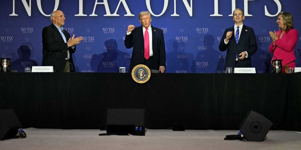 Trump has reduced taxes for waitresses and bartenders nationwide — but many are unaware.