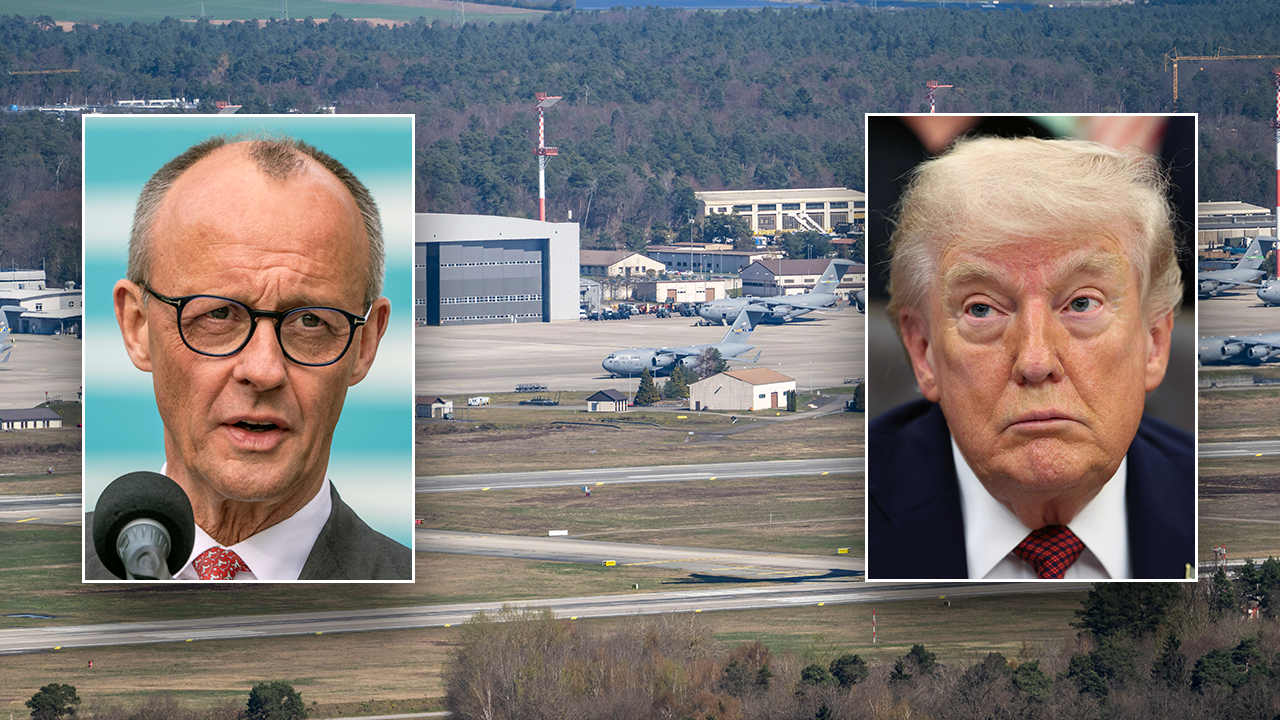 Trump indicates that the US is considering reducing troops in Germany due to the Merz disagreement.