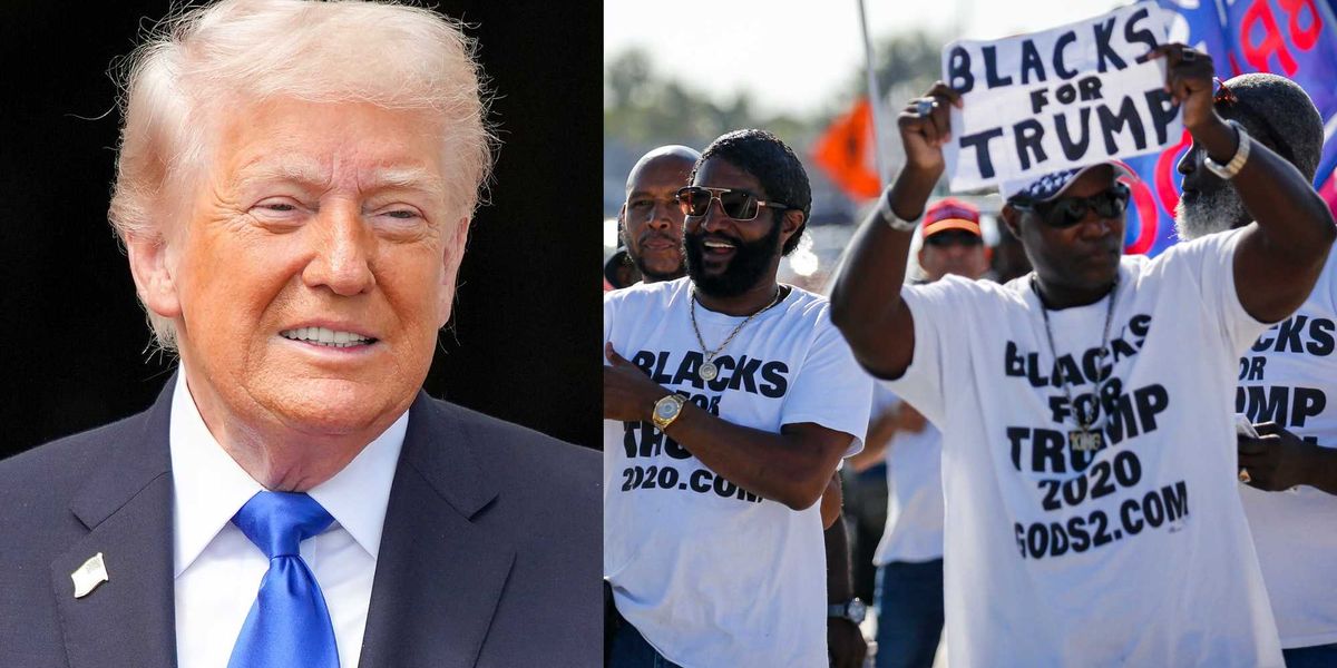 Trump is achieving remarkable progress in important racial groups, according to a data analyst.