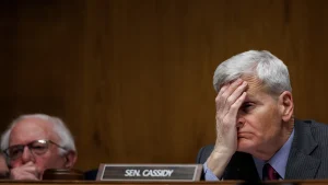 Trump labels Senator Bill Cassidy as 'disloyal' for opposing the Surgeon General.