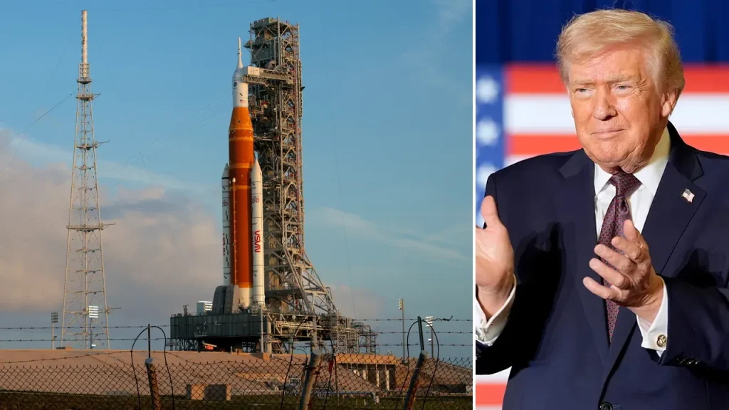 Trump praises the Artemis II team as they get ready for their moon mission launch.
