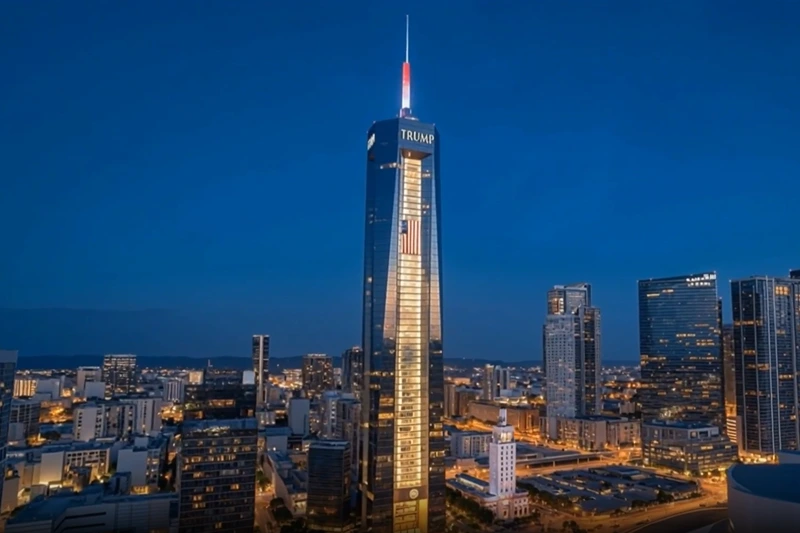 Trump reveals plans for an impressive waterfront Presidential Library in Miami.