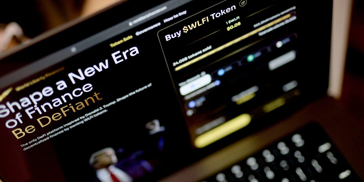 Trump-supported World Liberty Financial tokens reach their lowest point ever amid news of insider loans.