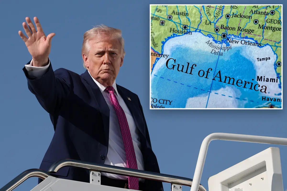 Trump talks about naming the 'Gulf of America' after himself