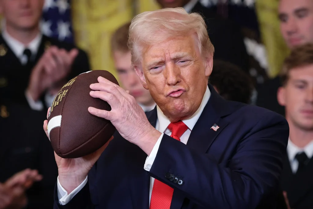 Trump will sign an executive order aimed at limiting NCAA power in college sports.