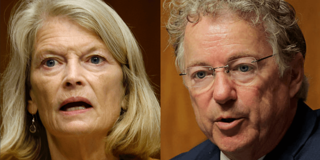 Two Republican senators team up with Democrats to halt funding for ICE and CBP