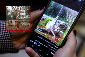 Two soldiers are dismissed and imprisoned for vandalizing a Jesus statue in Lebanon with a sledgehammer.