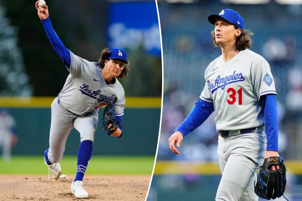 Tyler Glasnow demonstrates improvement in Dodgers' victory against Rockies