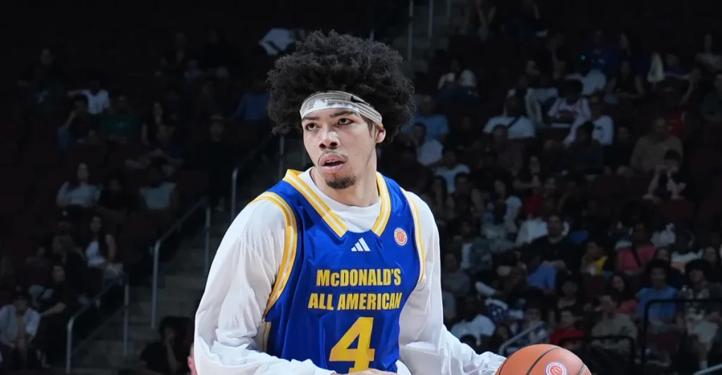 Tyran Stokes chooses Kansas as the top recruit, aiming to be the first pick in the NBA next.