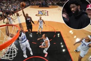 Tyrese Maxey guides the 76ers to victory over the Magic, setting up a first-round matchup with the Celtics.