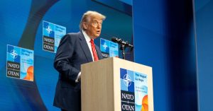 U.K. Ambassador on Trump’s NATO Remarks: We're Adapting to His Preferences on the Strait