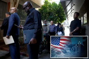 US economy expands by 2% as job cuts fall to a 55-year low, while inflation persists