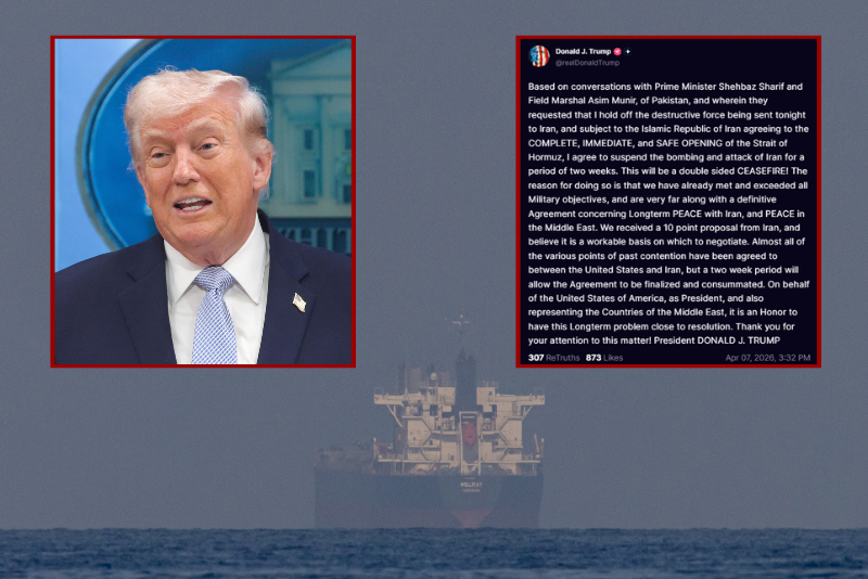 U.S. halting airstrikes for two weeks during Iranian truce