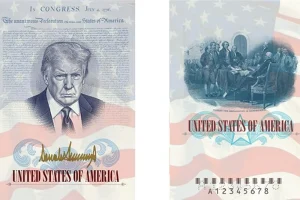 U.S. to release passports featuring Trump's image for the country's 250th birthday