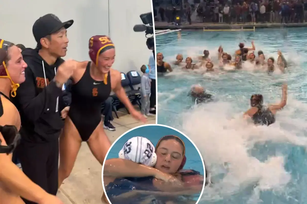 USC women's water polo triumphs over Cal to claim national title