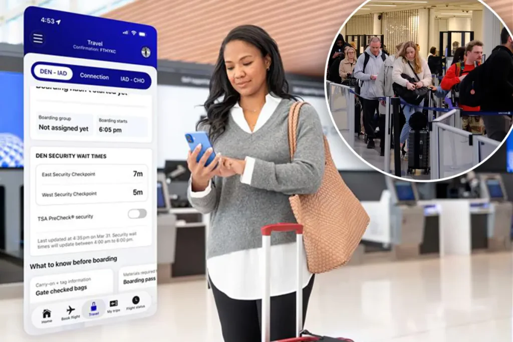 United Airlines has updated its app to include TSA wait time tracking.