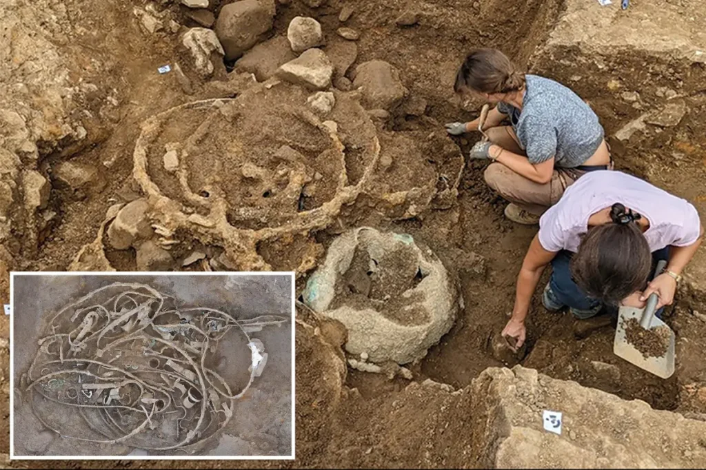 Unprecedented wagon discovery made in large Iron Age treasure find