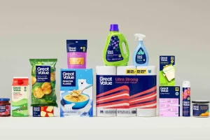 Walmart introduces fresh packaging for its Great Value brand.